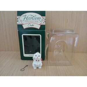 Heirloom Collection Carlton Cards Holiday Magic Bunny Rabbit Christmas Ornament